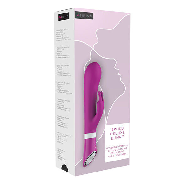 B SWISH - Bwild Deluxe Bunny Rabbitvibrator Bringebær