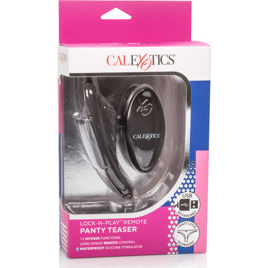 CALEXOTICS - XO Lock N Play Trusevibrator med Fjernkontroll