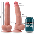 ROCKARMY - Leopard Dual Density Realistisk Dildo 23 cm