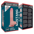 ROCKARMY - Mustang Liquid Silicone Premium Realistisk Dildo 18 cm