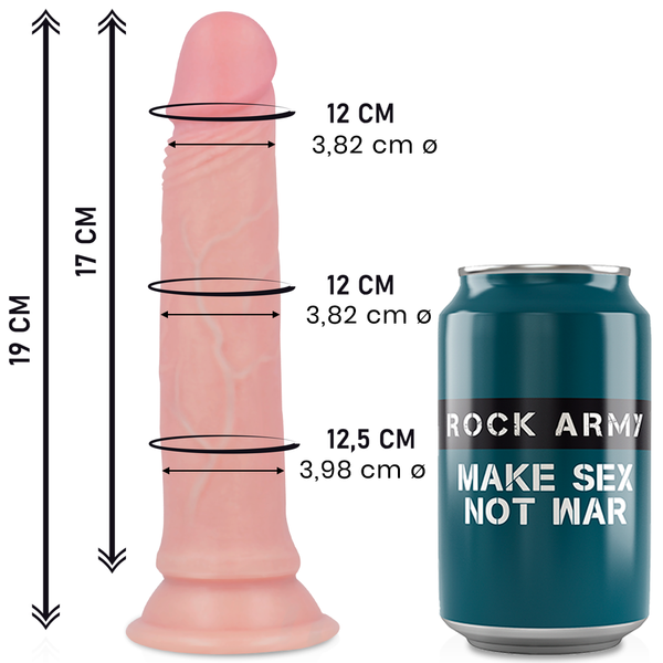 ROCKARMY - Avenger Liquid Silicone Premium Realistisk Dildo 19 cm
