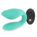 RITHUAL - Kama Parvibrator med fjernkontroll Aqua
