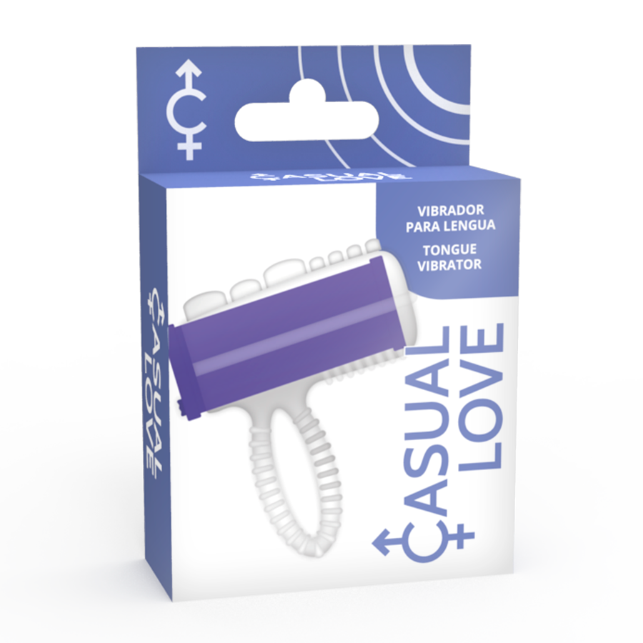CASUAL LOVE - Ring Tongue Vibrerende finger- og tungevibrator
