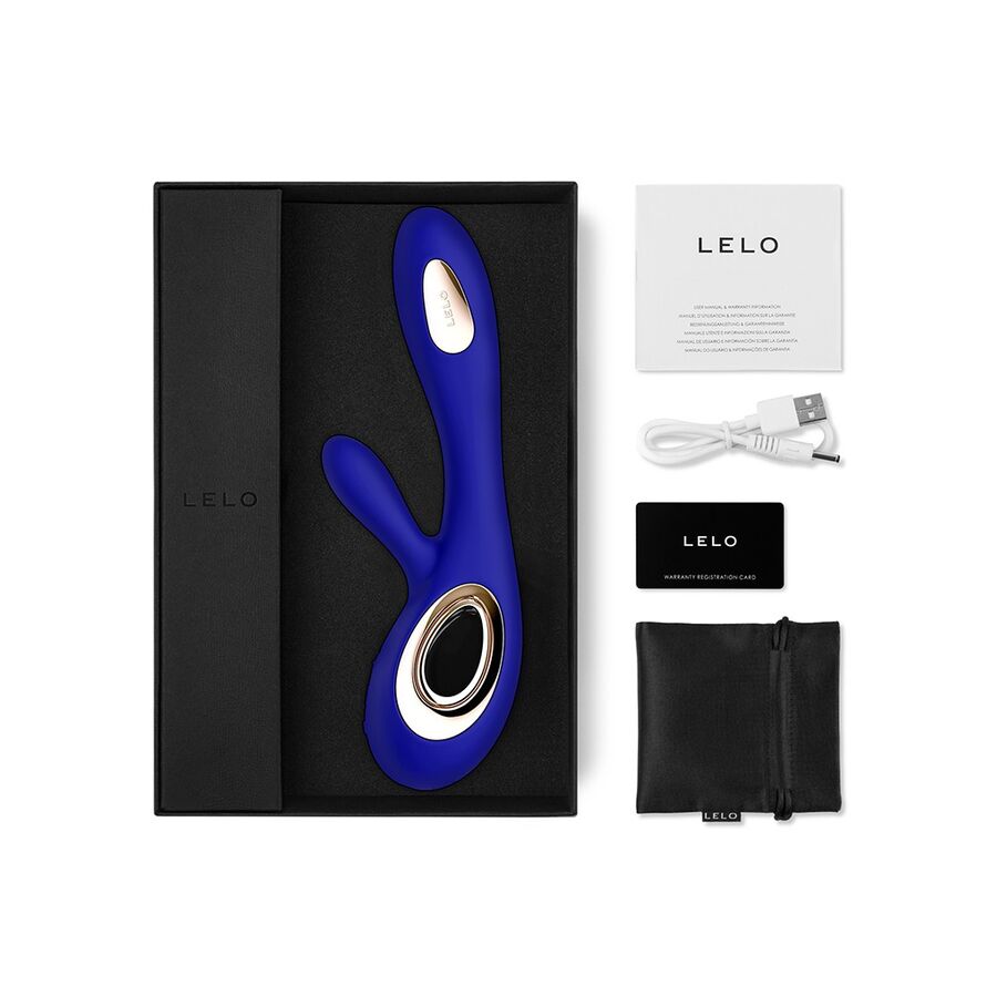 LELO - Soraya Wave Rabbitvibrator Midnattsblå