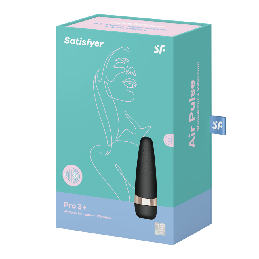 SATISFYER - Pro 3 Klitorisstimulator med lufttrykk