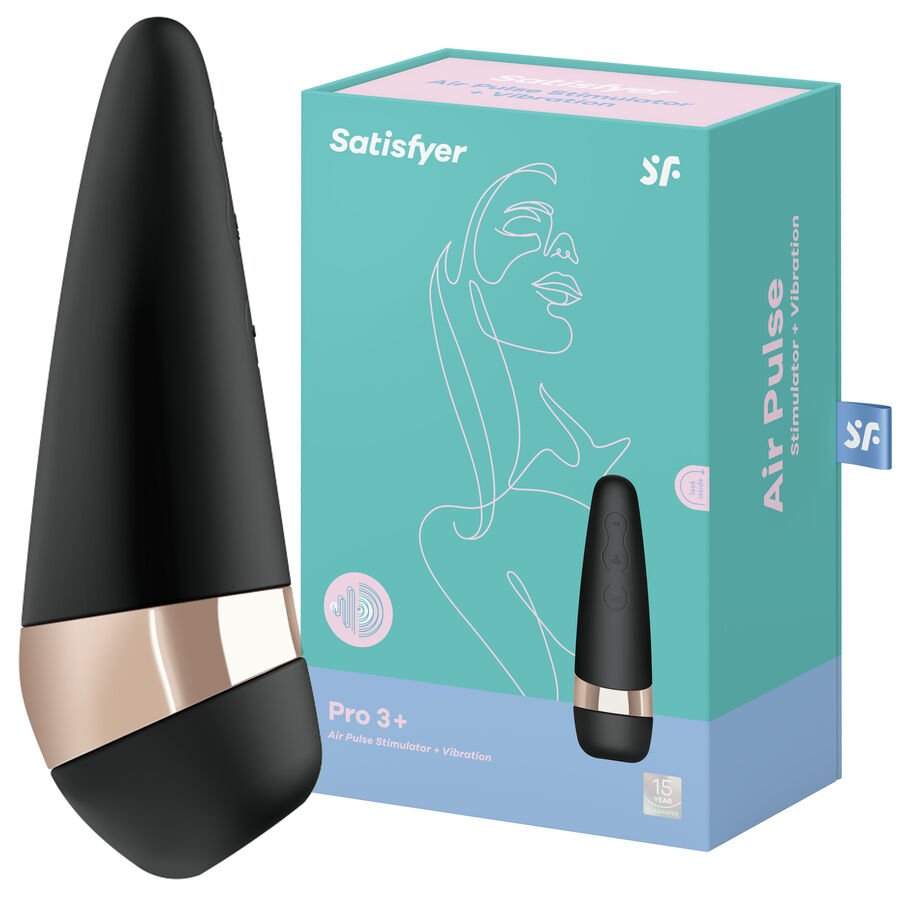SATISFYER - Pro 3 Klitorisstimulator med lufttrykk