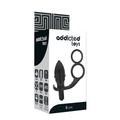ADDICTED TOYS - Vibrerende analplugg med dobbel ring