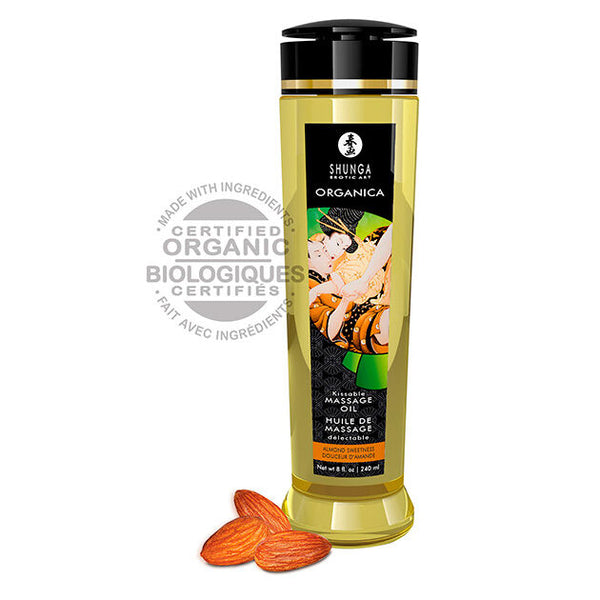 SHUNGA - Økologisk massasjeolje Mandel 240 ml