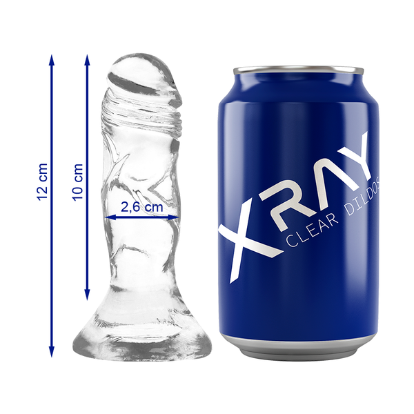 X RAY - Clear Realistisk Dildo Transparent 12 cm