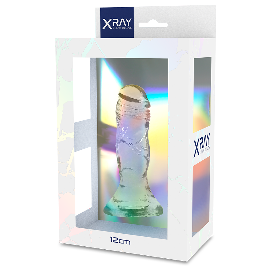 X RAY - Clear Realistisk Dildo Transparent 12 cm