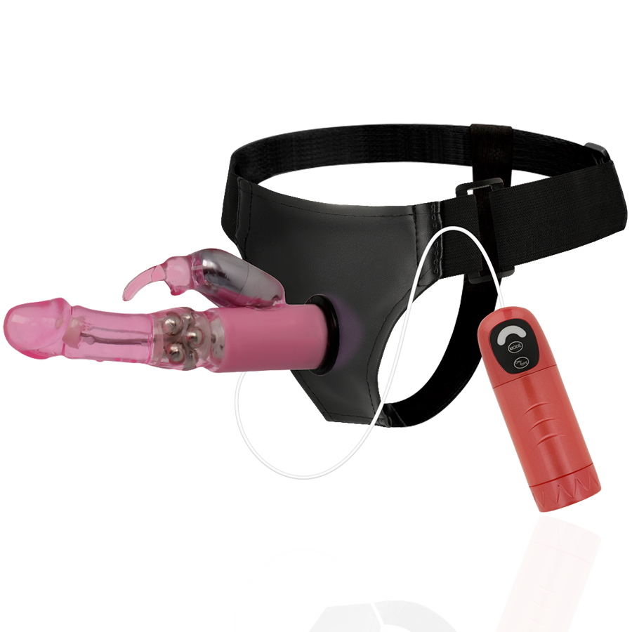 HARNESS ATTRACTION - Daniel Vibrerende Strap-on 18 cm