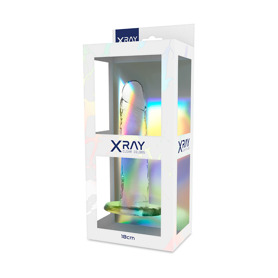 X RAY - Clear Cock Transparent dildo 18 cm