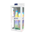 X RAY - Clear Realistisk Dildo med Baller Transparent 22 cm