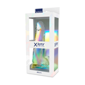 X RAY - Clear Realistisk Dildo med Baller Transparent 20 cm