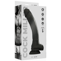 COCK MILLER - Cocksil Realistisk Bøyelig Silikondildo Sort 24 cm
