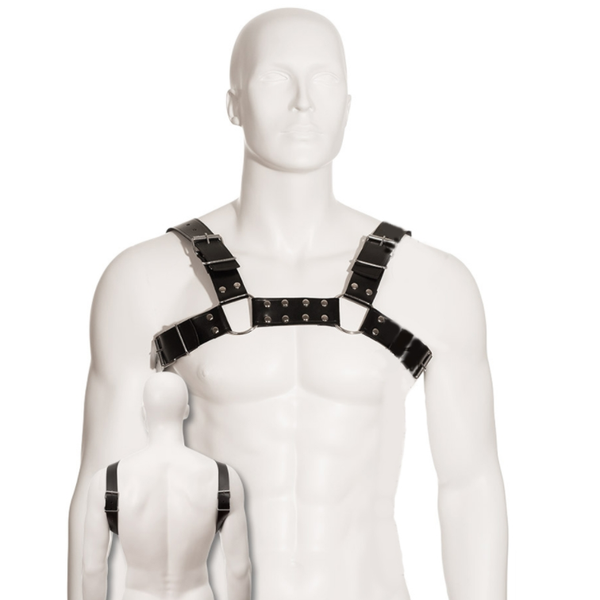 LEATHER BODY - Bull Dog Body harness i lær