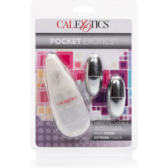 CALEXOTICS - Pocket Exotics Vibrerende dobbel-egg