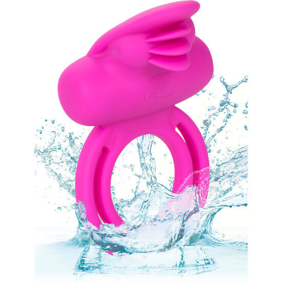 CALEXOTICS - Dual Clit Flicker Vibrerende penisring med klitorisstimulator