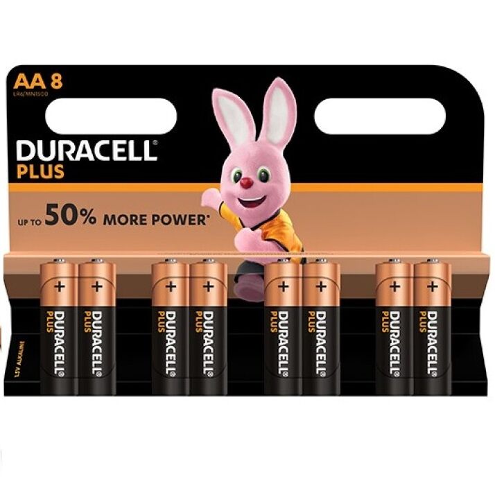 DURACELL - AA Alkalisk Batteri 8-pk