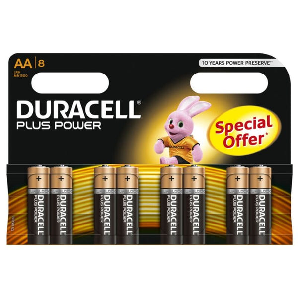 DURACELL - AA Alkalisk Batteri 8-pk