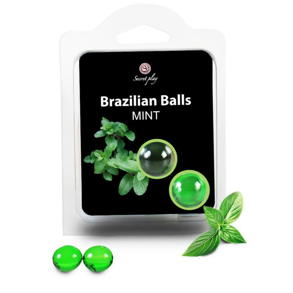 SECRETPLAY - Brazilian Balls Massasjekuler Mynte 2 stk