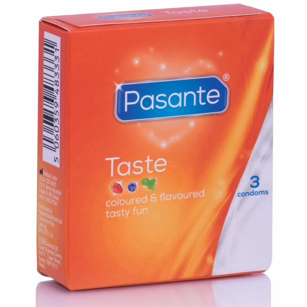 PASANTE - Flavors Kondomer med Smak 3 stk