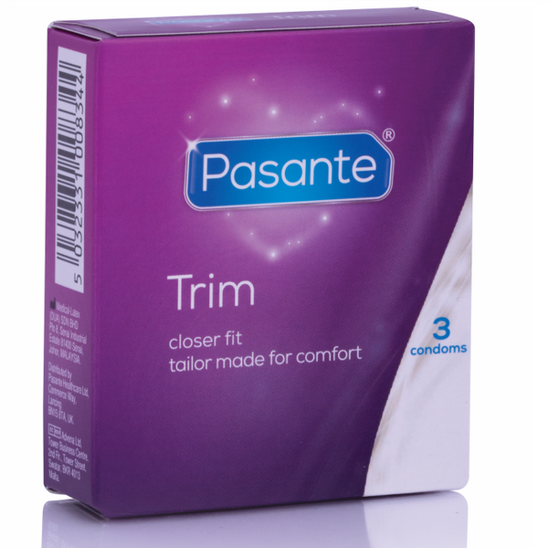 PASANTE - Thin Trim Thin Små Kondomer 3 stk
