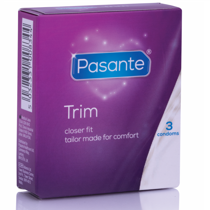 PASANTE - Thin Trim Thin Små Kondomer 3 stk