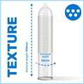 PASANTE - Ribbed Passion Kondomer med riller 3 stk