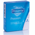 PASANTE - Ribbed Passion Kondomer med riller 3 stk