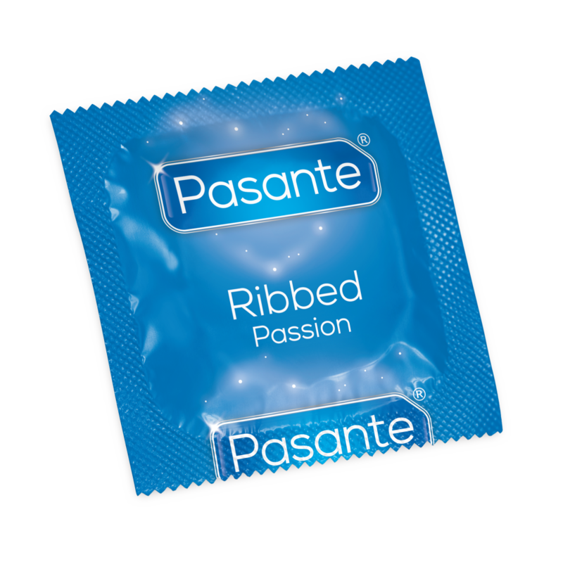 PASANTE - Ribbed Passion Kondomer med riller 3 stk