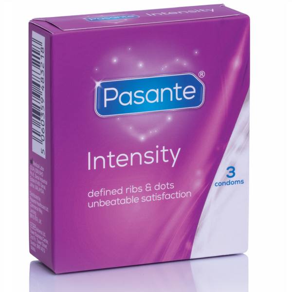 PASANTE - Points Str Intensity Kondomer med Riller & Knopper 3 stk