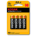 KODAK - AA Alkalisk Batteri 4-pk