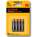 KODAK - Xtralife Alkalisk batteri AAA LR03 4-pakning