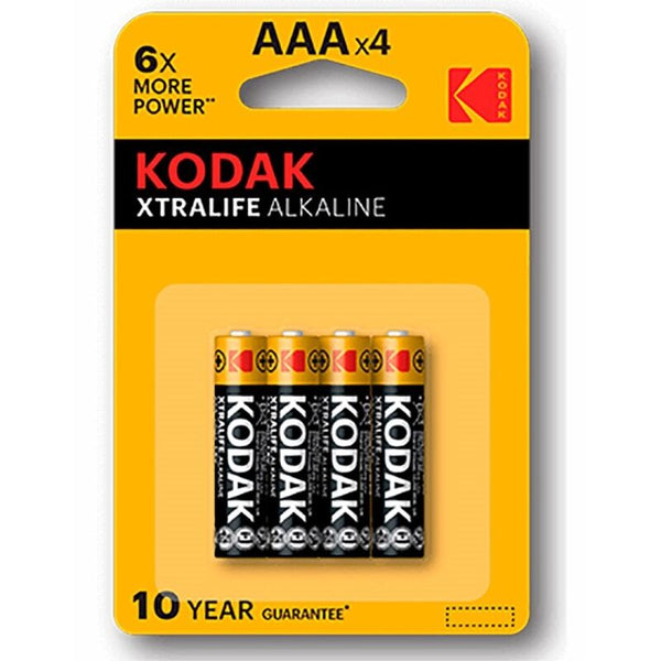 KODAK - Xtralife Alkalisk batteri AAA LR03 4-pakning