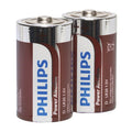 PHILIPS - D Alkalisk Batteri 2-pk