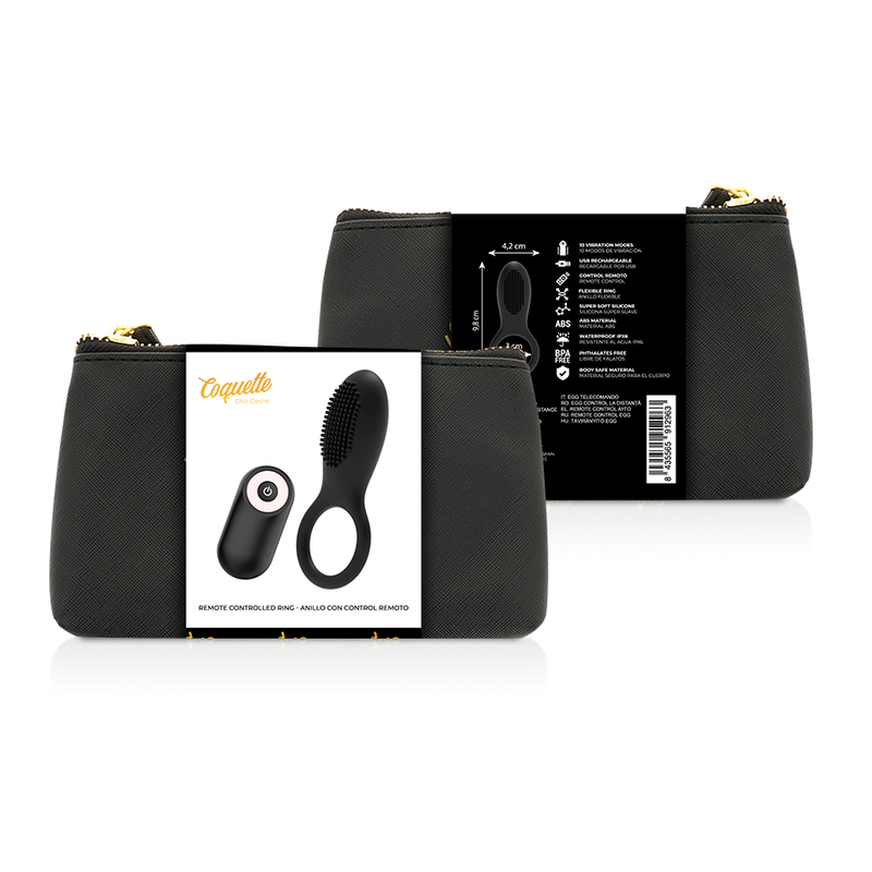 COQUETTE CHIC DESIRE - Vibrerende Penisring Sort