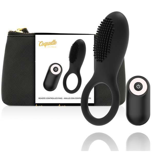 COQUETTE CHIC DESIRE - Vibrerende Penisring Sort