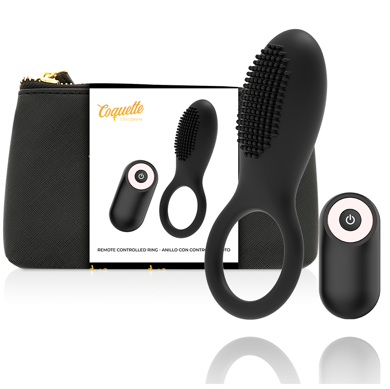 COQUETTE CHIC DESIRE - Vibrerende Penisring Sort