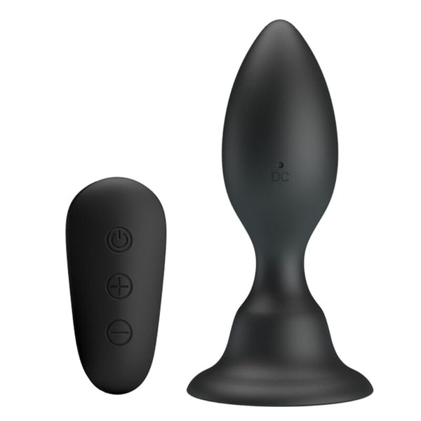 MR PLAY - Vibrerende Analplugg med Fjernkontroll
