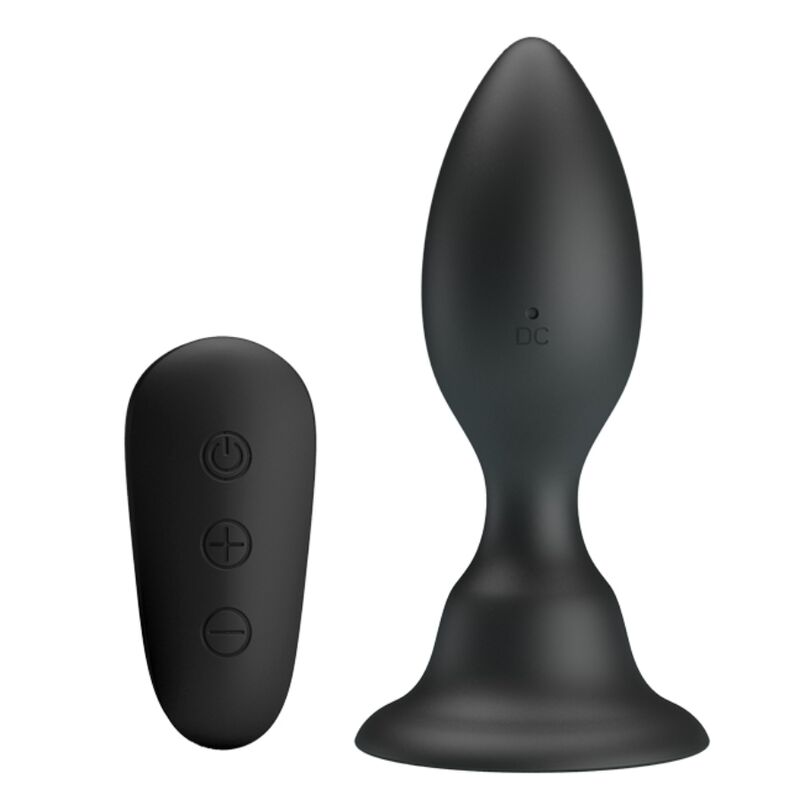 MR PLAY - Vibrerende Analplugg med Fjernkontroll