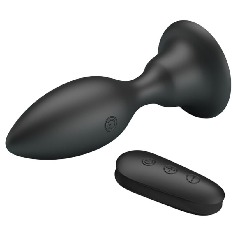 MR PLAY - Vibrerende Analplugg med Fjernkontroll