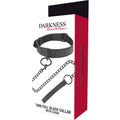 DARKNESS - Halsbånd med kjede Sort