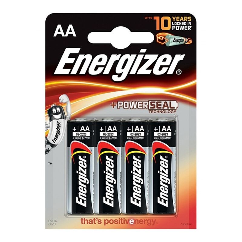 ENERGIZER - AA Alkalisk Batteri 4-pk