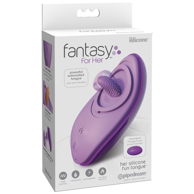 FANTASY FOR HER - Silicone Fun Tongue Tungevibrator