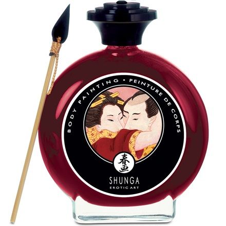 SHUNGA - Body Paint Jordbær og Cava (spiselig)