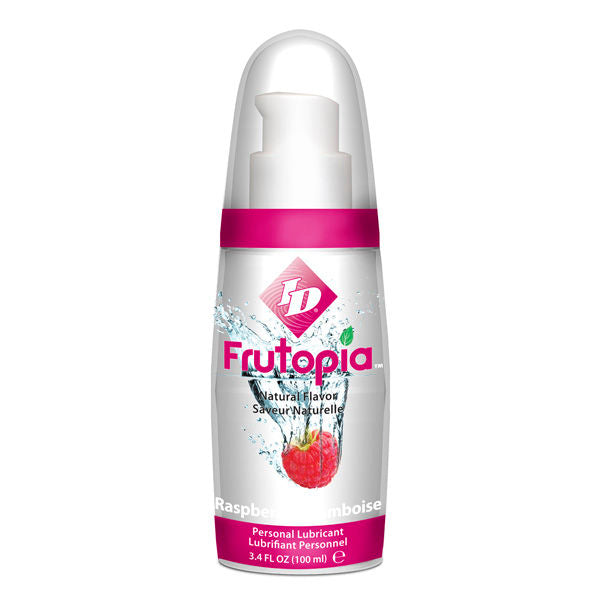 ID FRUTOPIA - Vannbasert glidemiddel med smak Bringebær 100 ml