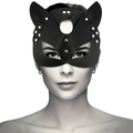 COQUETTE CHIC DESIRE - Maske i Vegansk Skinn med Kaninører Sort