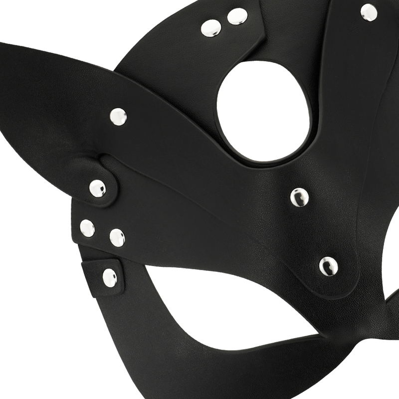 COQUETTE CHIC DESIRE - Maske i Vegansk Skinn med Kaninører Sort