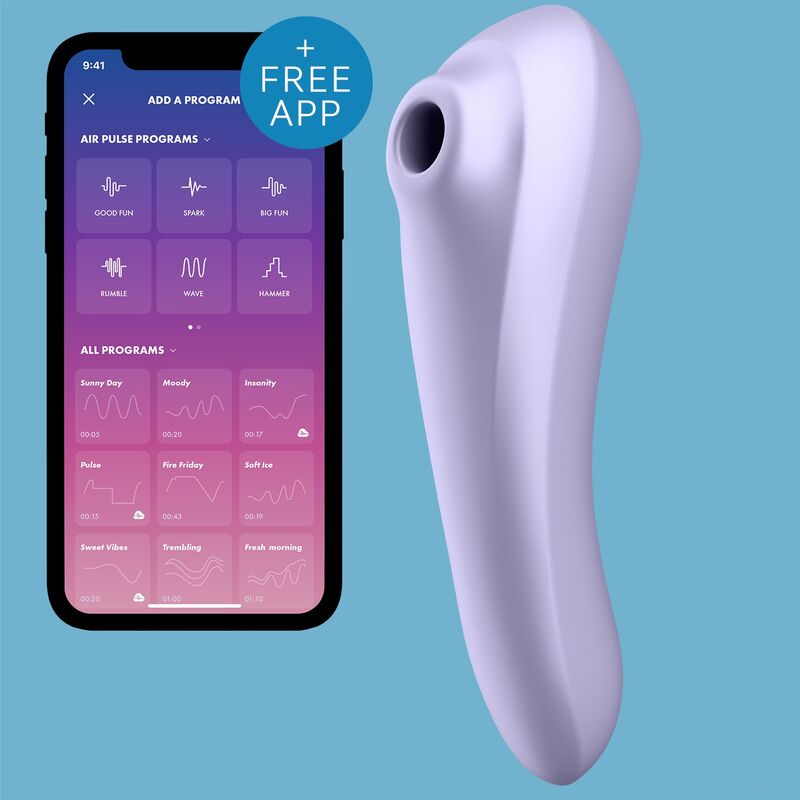 SATISFYER - Dual Pleasure Luftpuls-vibrator Mauve
